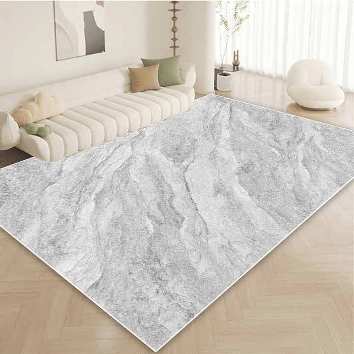 Tapis non pelucheux minimaliste moderne