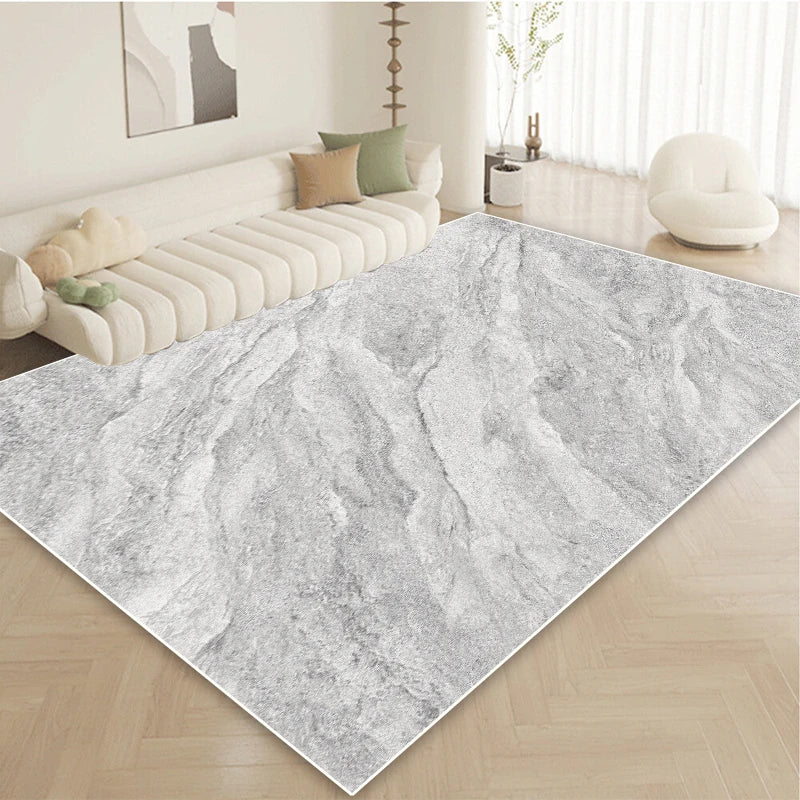 Tapis non pelucheux minimaliste moderne
