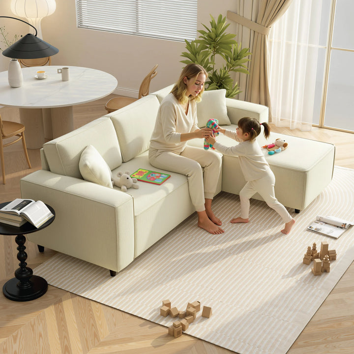 Canapé Moderne Reversible Velours