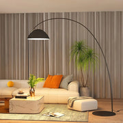 Lampadaire Moderne Arc Noir Minimaliste