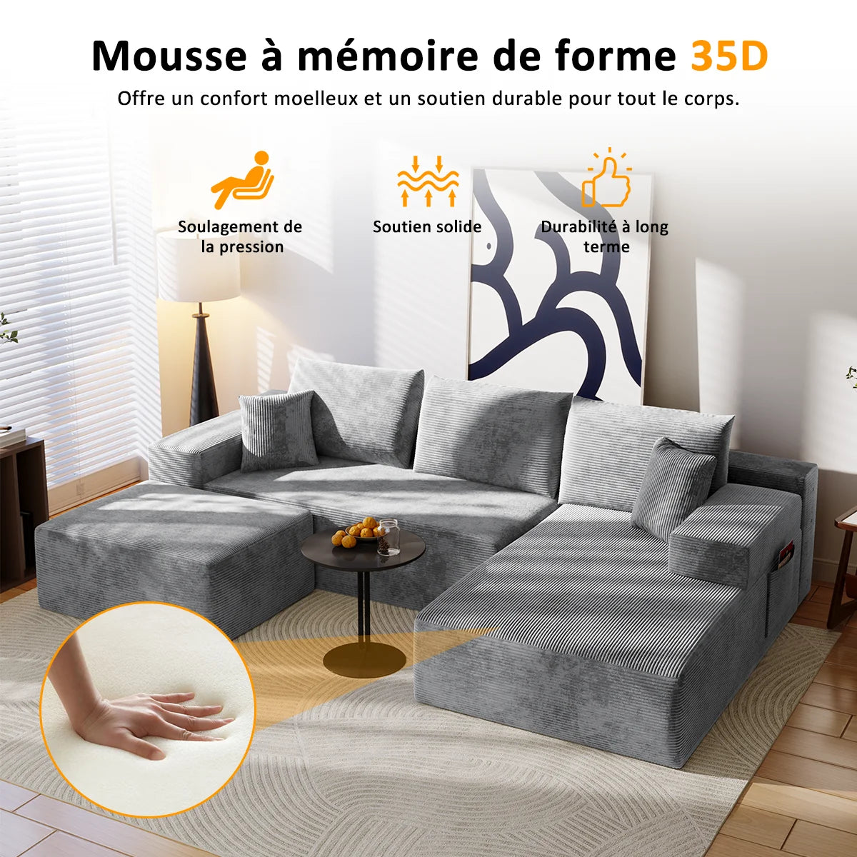 Canapé Modulaire Luxe