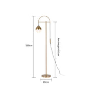 Lampadaire doré salon