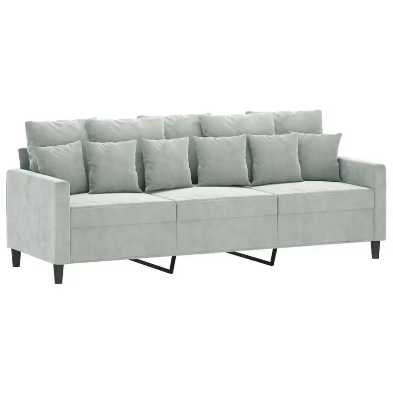 Canapé Minimaliste Velours- Gris