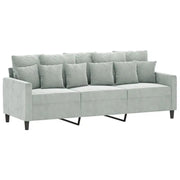 Canapé Minimaliste Velours- Gris