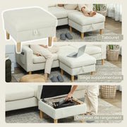 Canapé Luxe 3 places - Beige