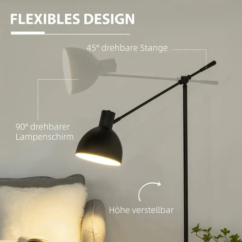 Lampe de sol design industriel