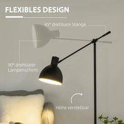 Lampe de sol design industriel