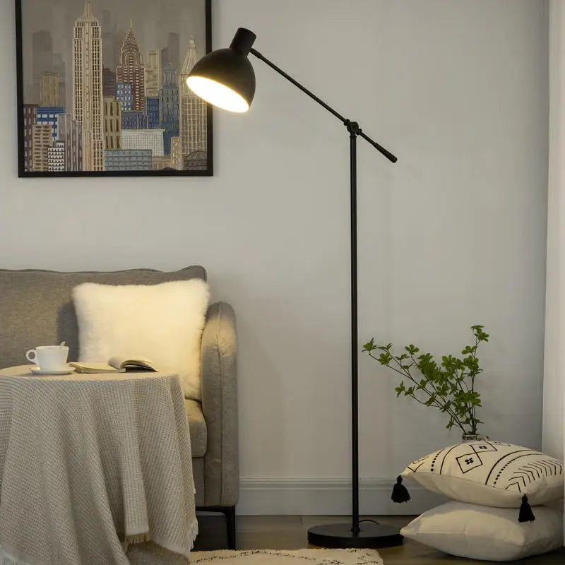 Lampe de sol design industriel