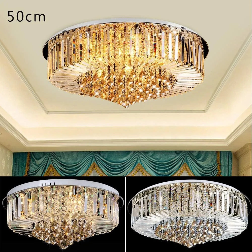 LED plafonnier en cristal cages
