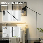 Lampe de sol design industriel