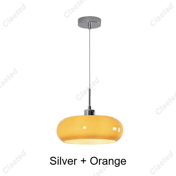 Lampe suspendue en verre nordique