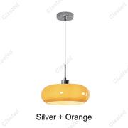 Lampe suspendue en verre nordique