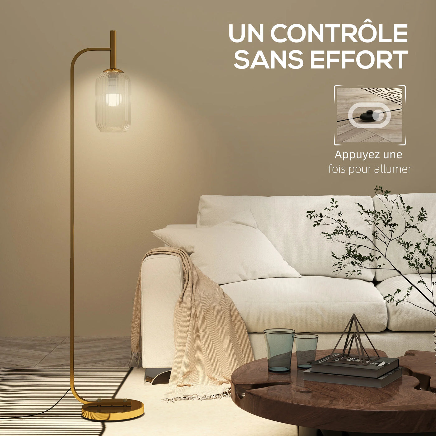 Lampadaire sur pied salon lampe sur pied