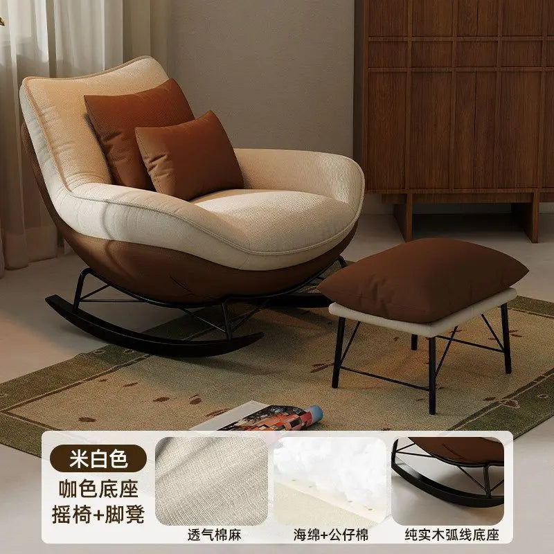 Fauteuil à bascule moderne