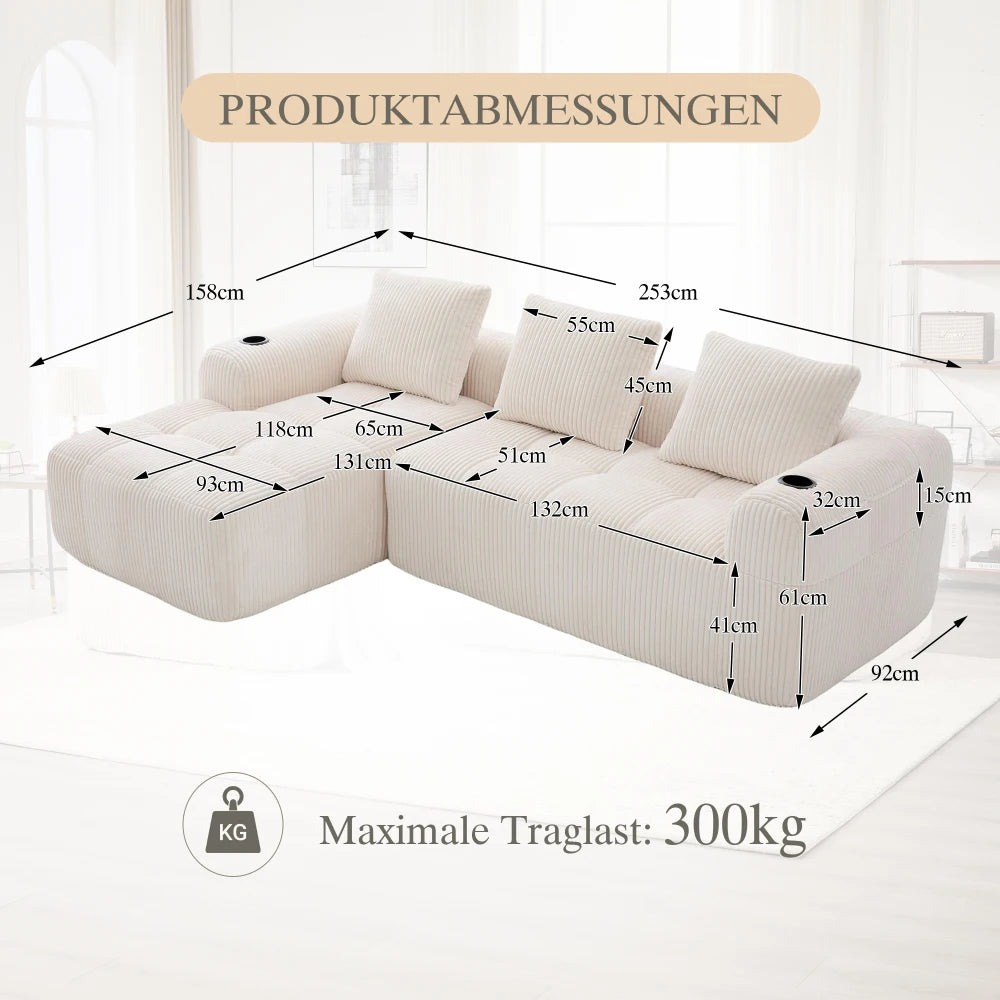 Canapé Moderne Compact