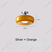 Lampe suspendue en verre nordique