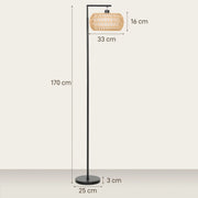 Lampadaire Homcom avec abat-jour