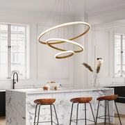 Lampes suspendues à 3 anneaux