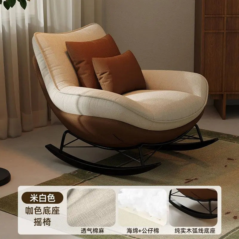 Fauteuil à bascule moderne