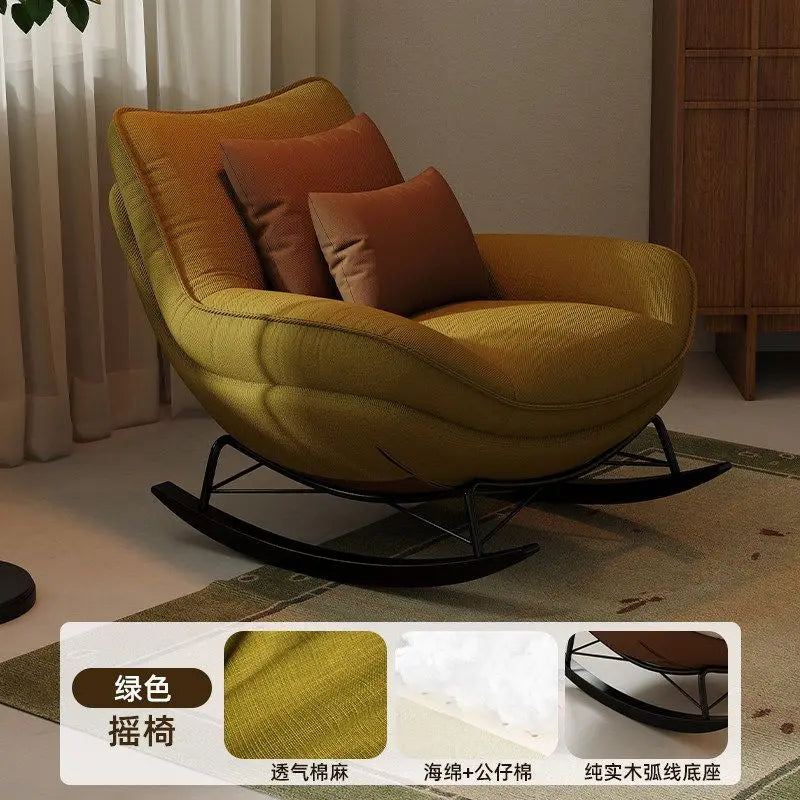 Fauteuil à bascule moderne