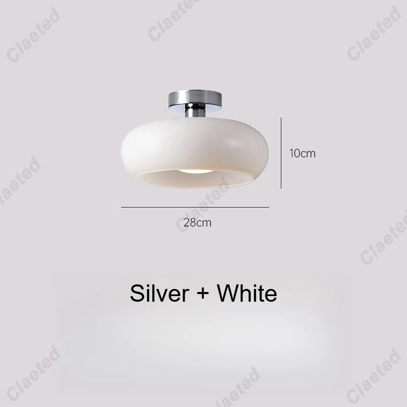 Lampe suspendue en verre nordique