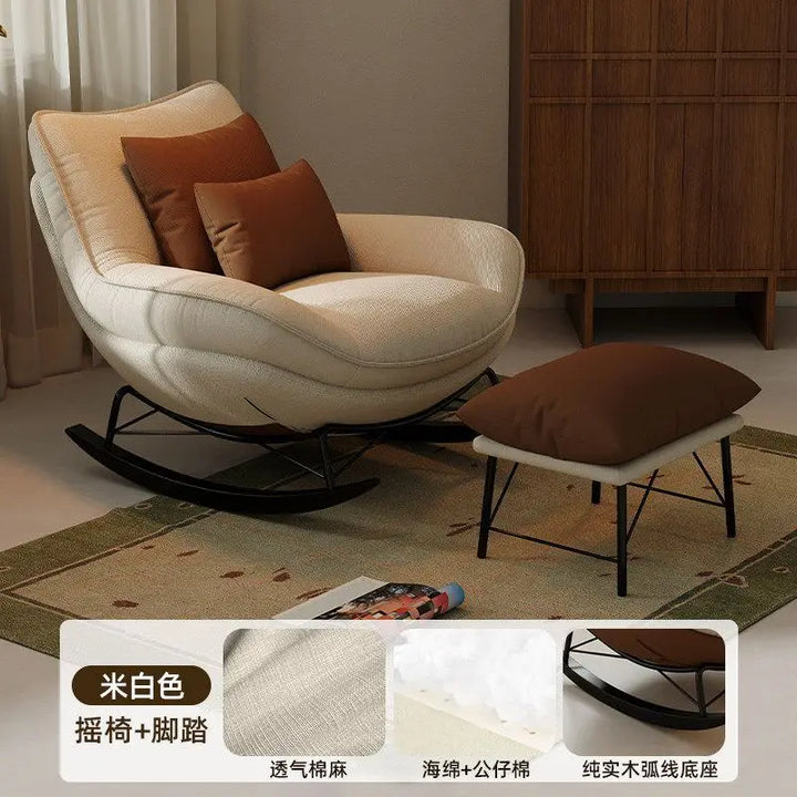 Fauteuil à bascule moderne