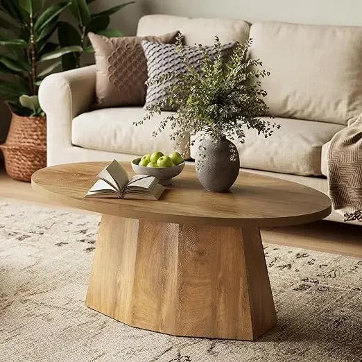 Table basse ovale