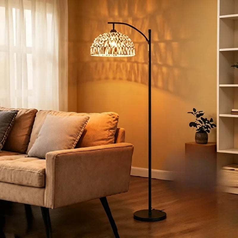 Lampadaire de 160 cm avec abat-jour suspendu