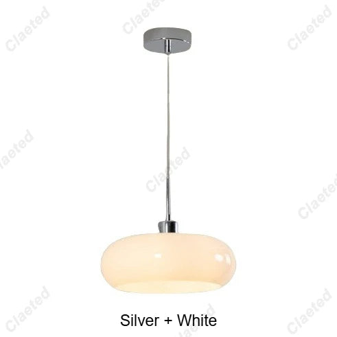 Lampe suspendue en verre nordique