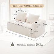 Canapé Moderne Compact
