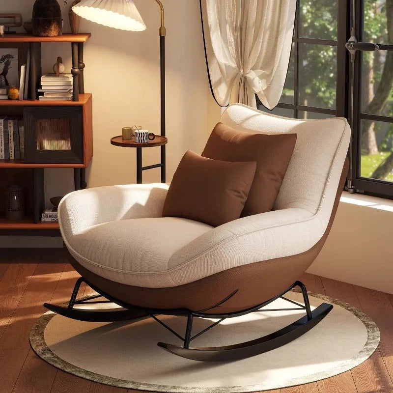 Fauteuil à bascule moderne