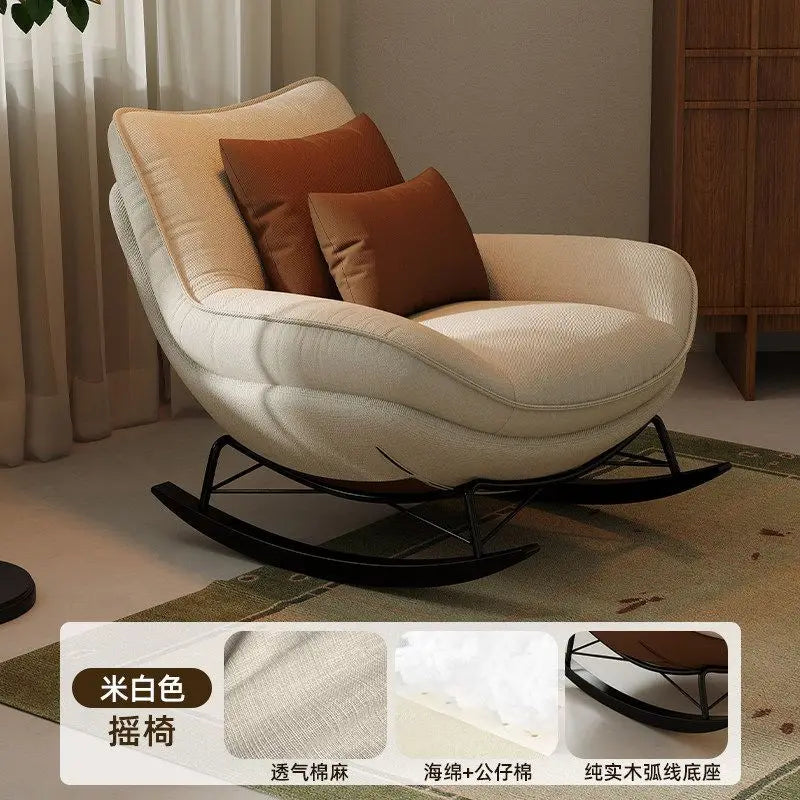 Fauteuil à bascule moderne