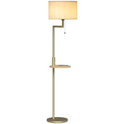 Homcom Lampadaire moderne avec étagère