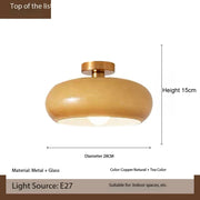 Lampe suspendue en verre nordique