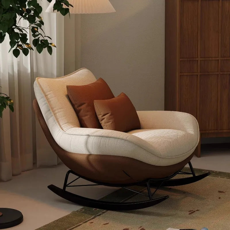 Fauteuil à bascule moderne