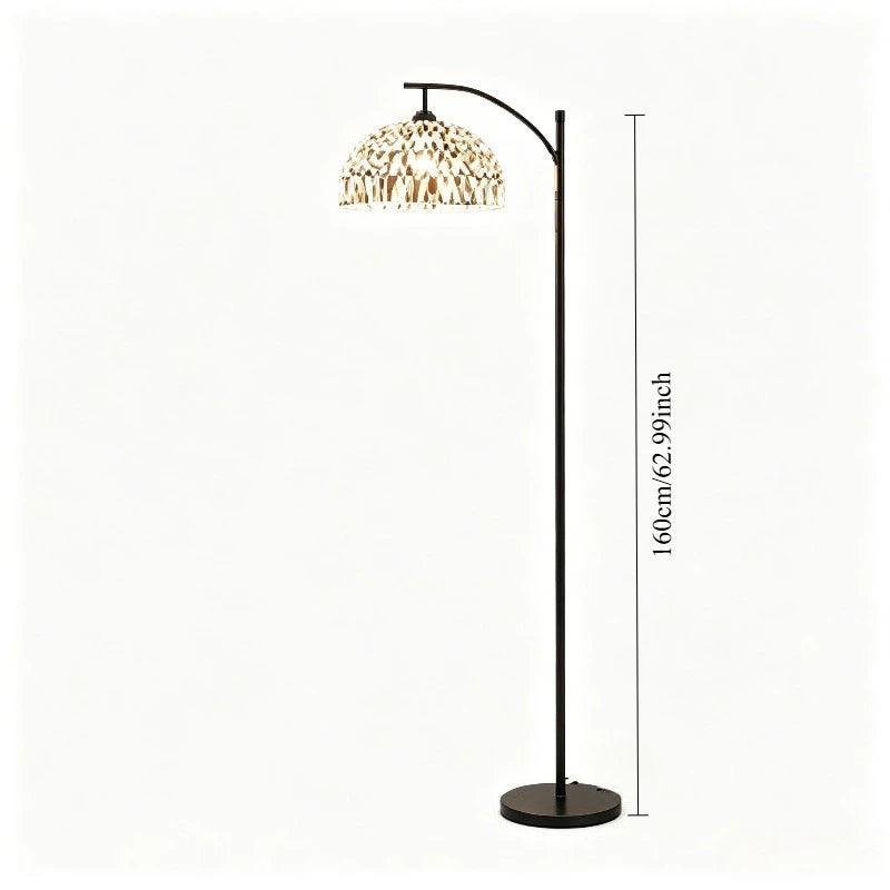Lampadaire de 160 cm avec abat-jour suspendu