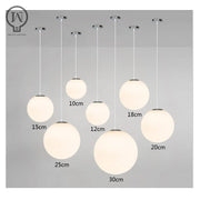 boule de verre pendentif lumières