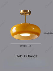 Lampe suspendue en verre nordique