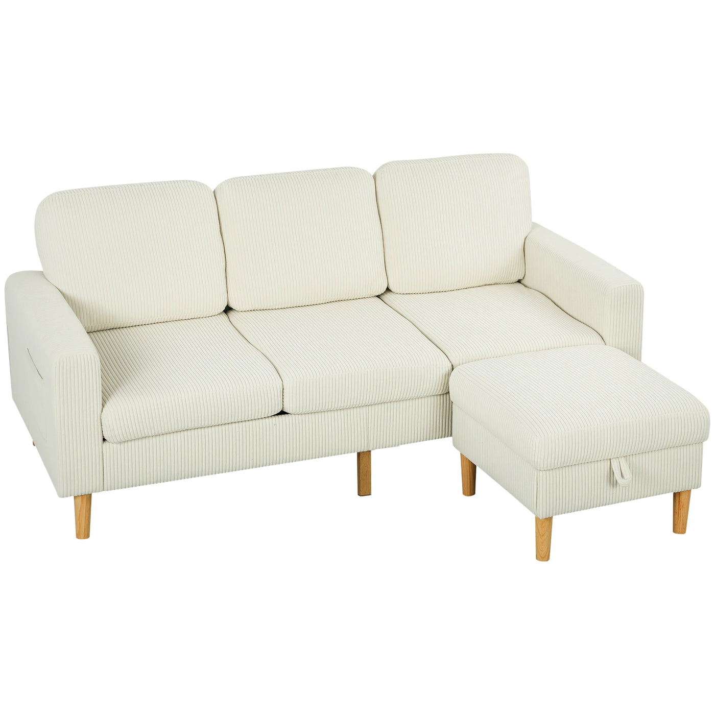 Canapé Luxe 3 places - Beige