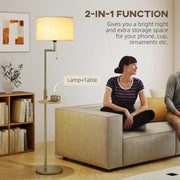 Homcom Lampadaire moderne avec étagère