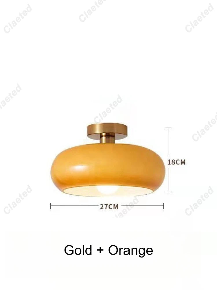 Lampe suspendue en verre nordique