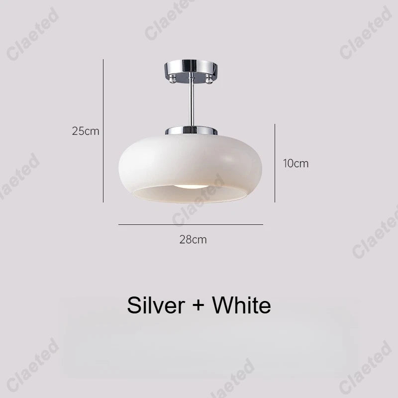 Lampe suspendue en verre nordique