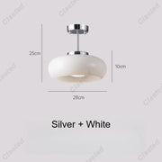 Lampe suspendue en verre nordique